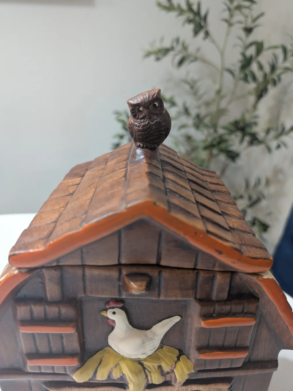 1960s Vintage Cookie Barn | Ceramic Cookie Jar | Treasure Craft